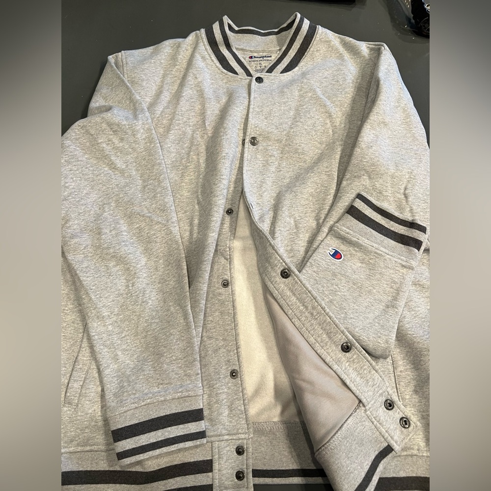Champion Button Up Sweatshirt
